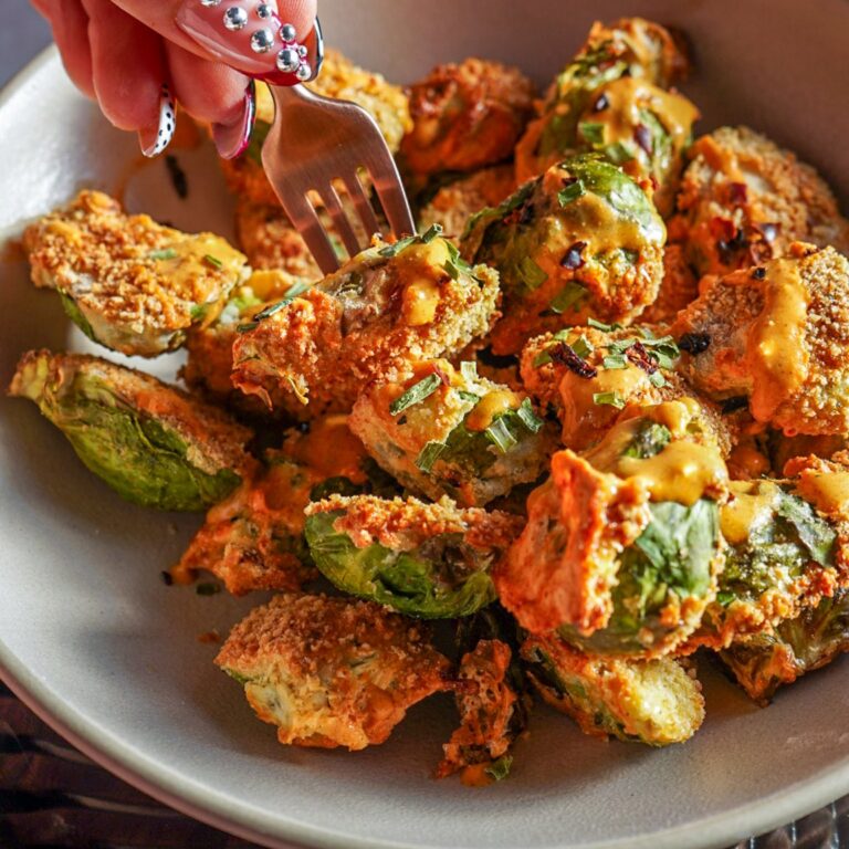 TEST – Sweet & Spicy Crispy Brussels Sprouts